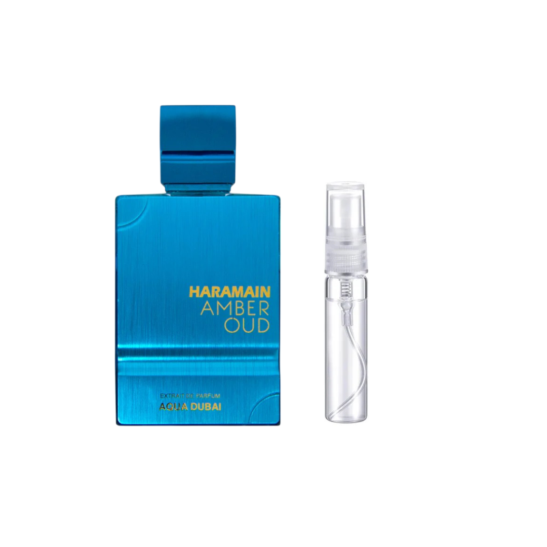 Decant Al Haramain Amber Oud Aqua Dubai