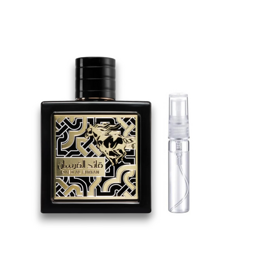 Decant Lattafa Qaed al Fursan